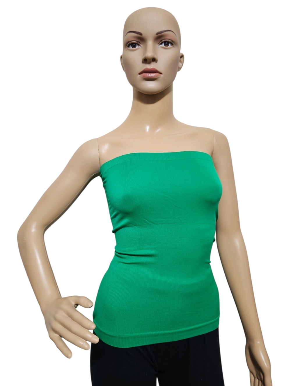 Solid Green Tube Top
